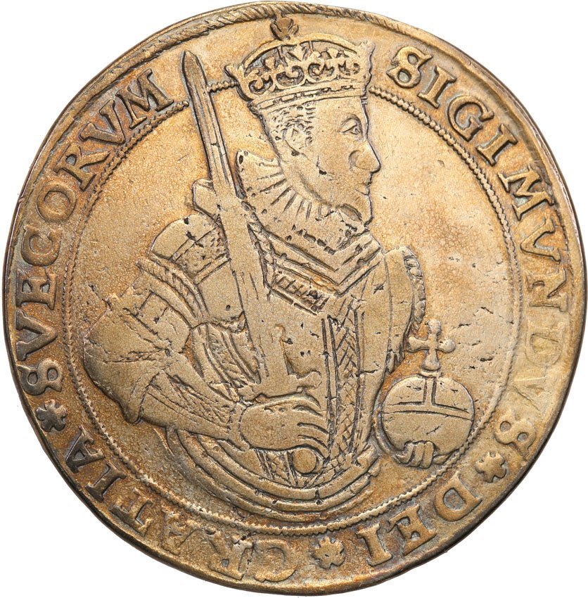 Zygmunt III Waza Talar 1594, Sztokholm - Rzadkość błąd SIGIMVNDVS